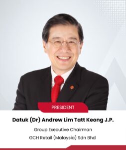 Datuk (Dr) Andrew Lim Tatt Keong J.P., President, MRA Board of Council 2026-2028