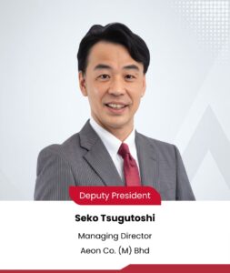 Seko Tsugutoshi, Deputy President, MRA Board of Council 2026-2028